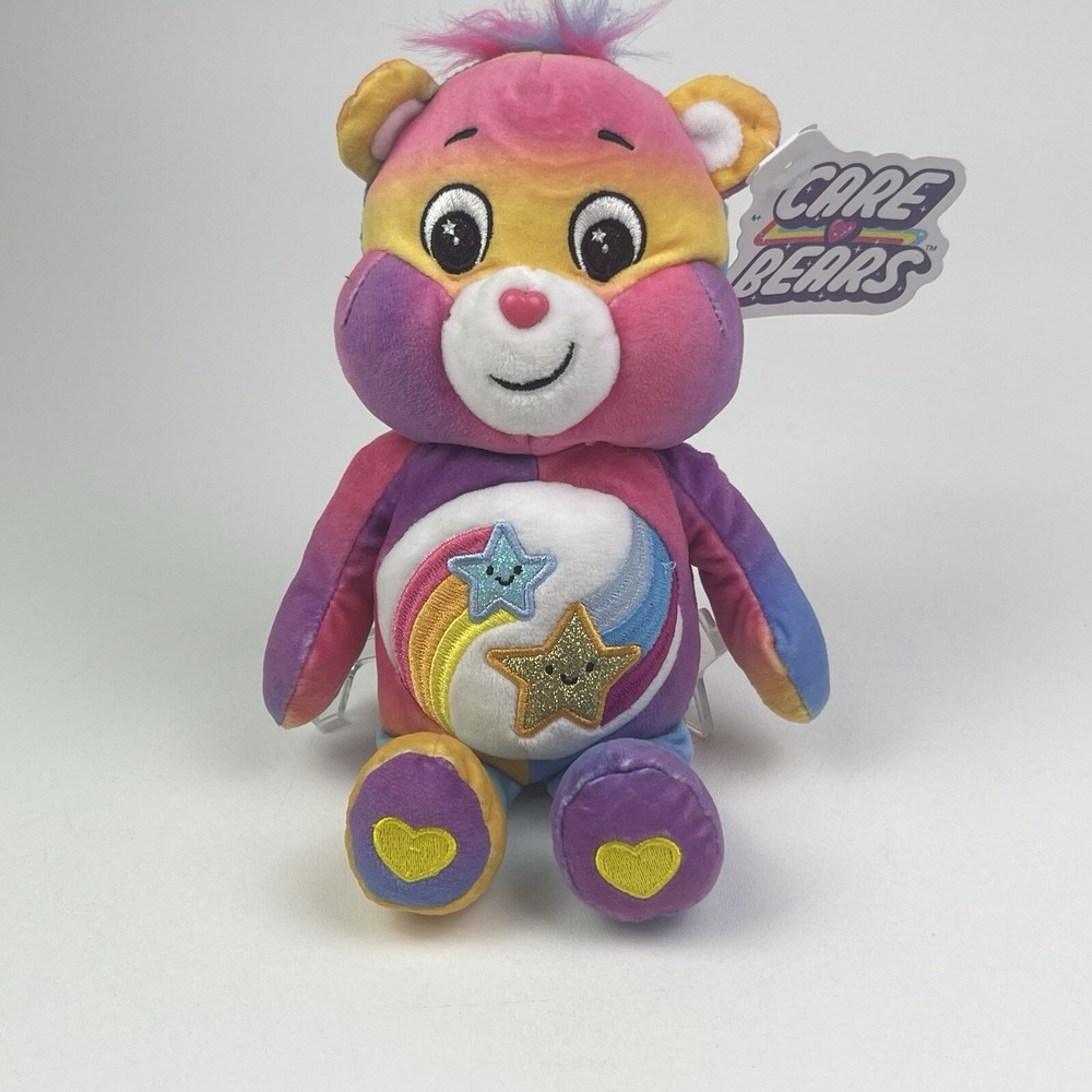 Care Bears Unlock The Magic 9" Dare To Care Bear Plush Bean Stuffed Animal 2022